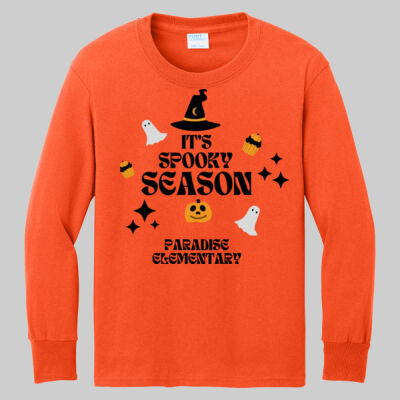 Youth Long Sleeve Shirt - Fall - Its Spooky Season Thumbnail