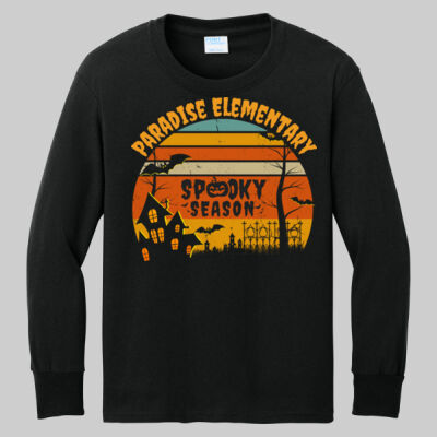 Youth Long Sleeve Shirt - Haunted House Thumbnail