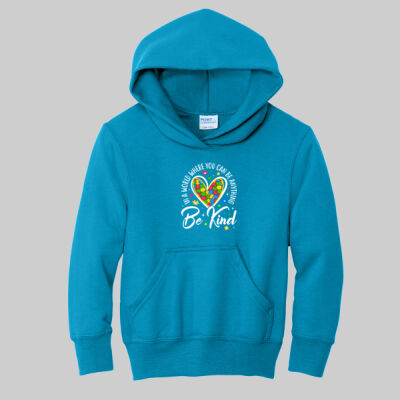 Youth - Be Kind Heart Hoodie - Autism Awareness Thumbnail